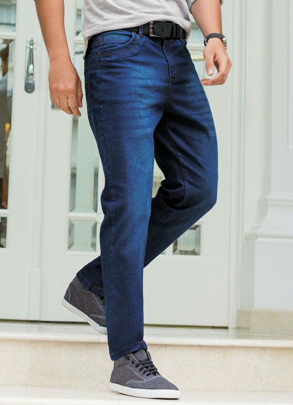 Outlet - Calça Jeans Azul Masculina