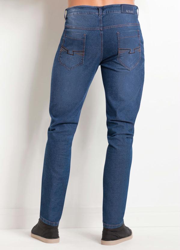 Outlet - Calça Jeans Azul Masculina 4