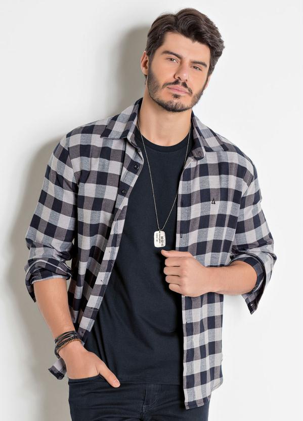 Outlet - Camisa em Flanela Xadrez Actual 3