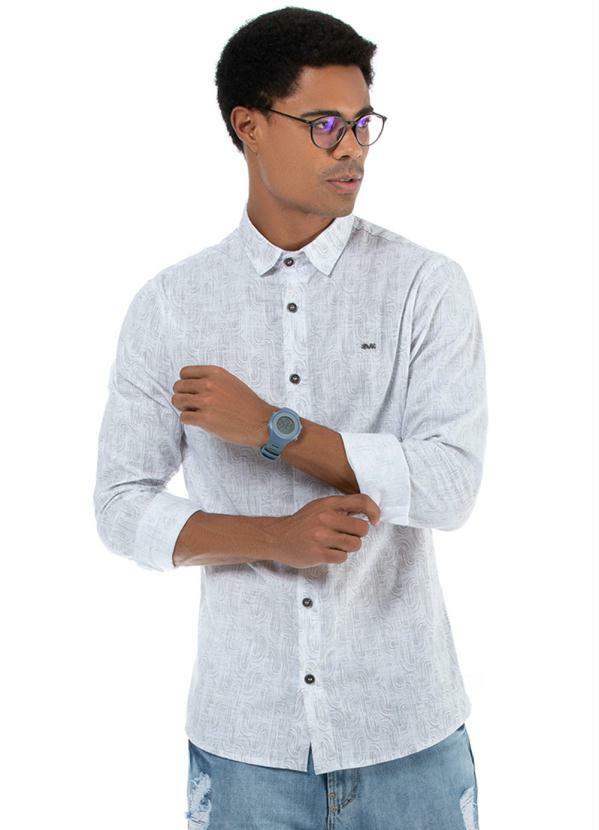 Svk Confort - Camisa Manga Longa Go Wild Branco