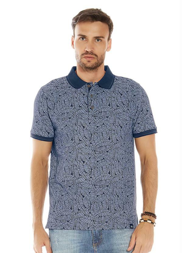 Rovitex - Camisa Polo Adulto Masculina Azul
