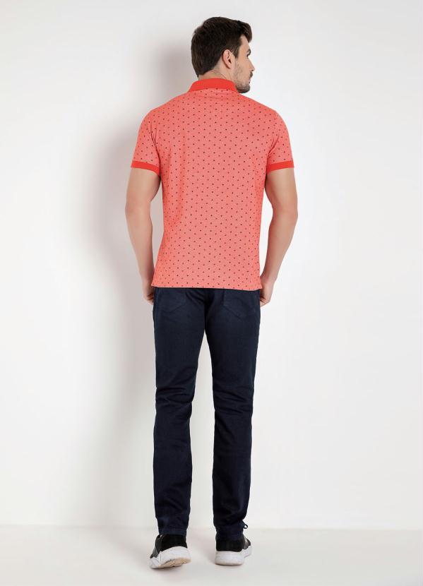 Cia Gota - Camisa Polo Coral com Bolso Cia Gota 6
