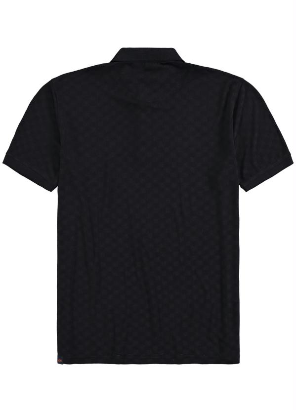 Hangar 33 - Camisa Polo Meia Malha Preto 2