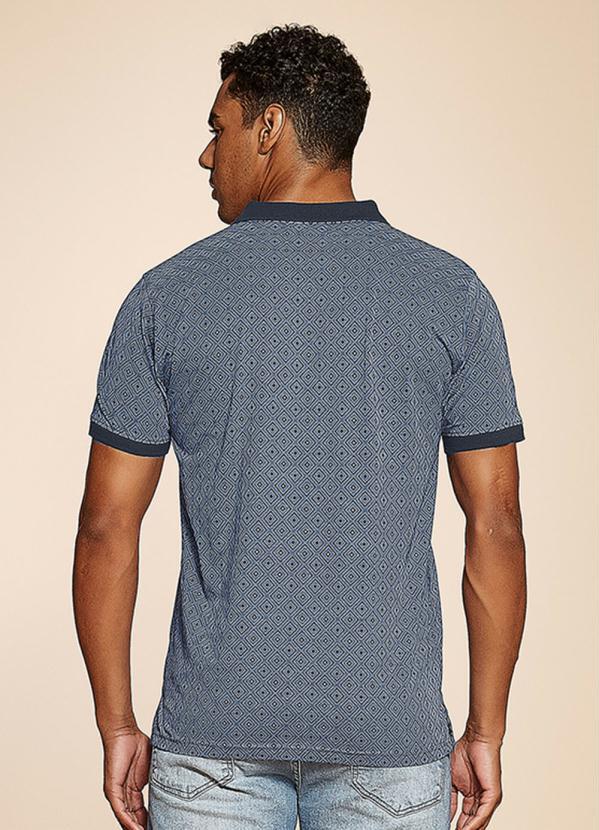 Rovitex - Polo Básica Masculina Azul 2