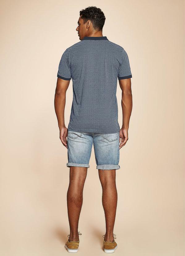 Rovitex - Polo Básica Masculina Azul 4