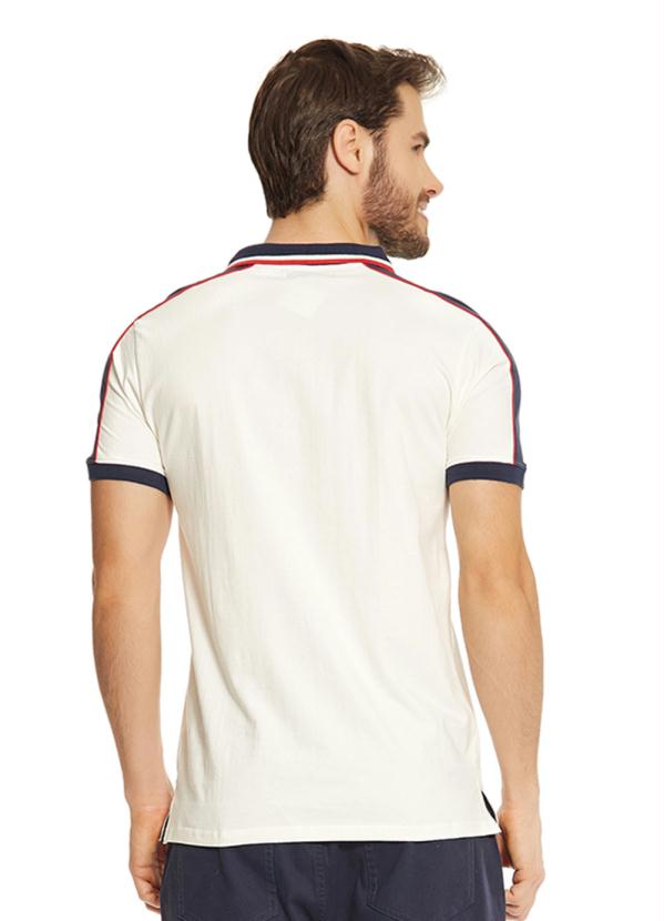 Rovitex - Polo Básica Masculina Bege 2