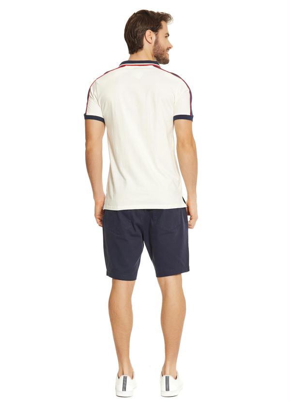 Rovitex - Polo Básica Masculina Bege 4