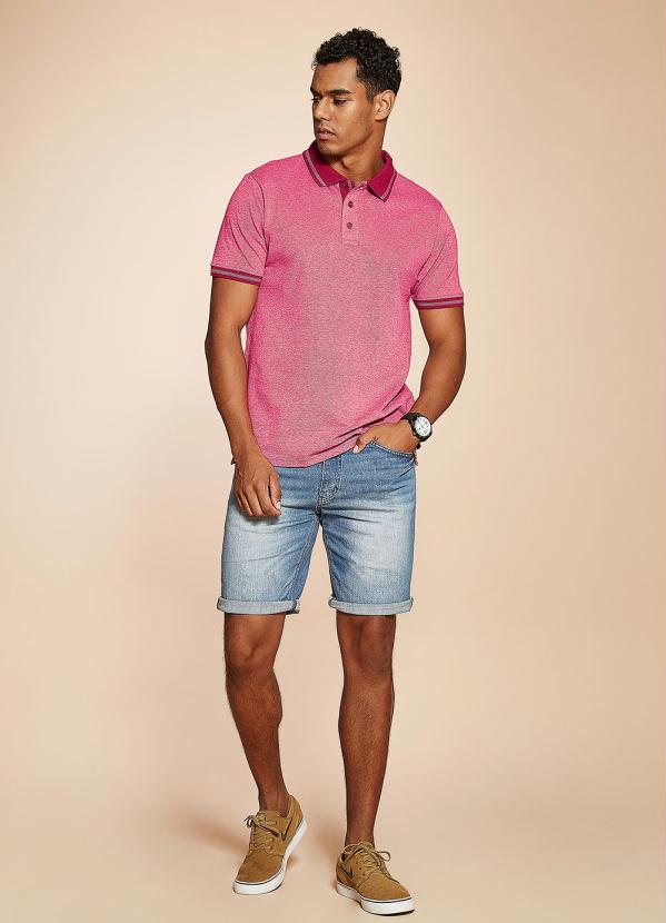 Rovitex - Polo Básica Masculina Vermelho 3