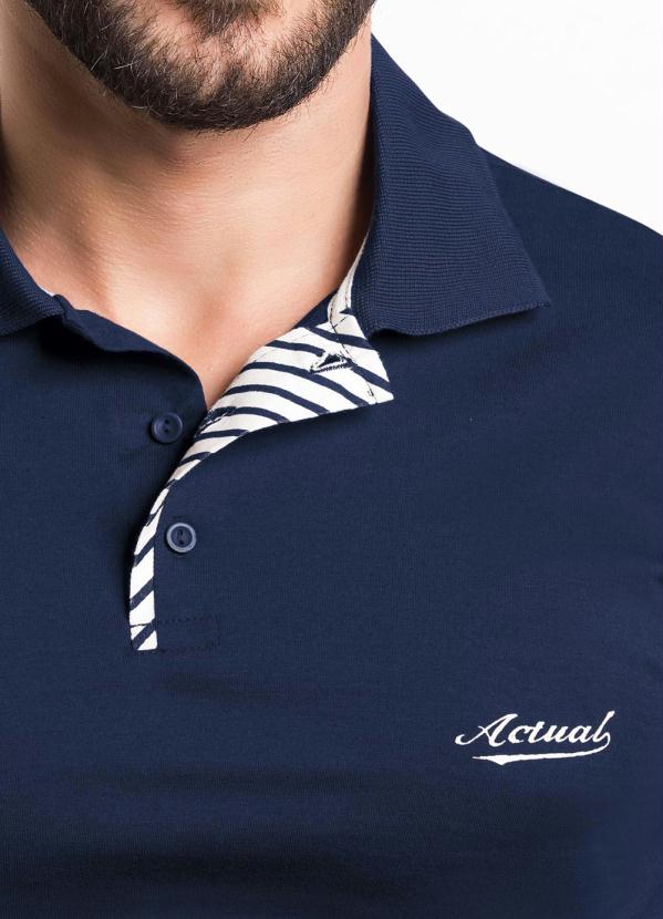 Outlet - Camisa Polo Manga Curta Marinho 3