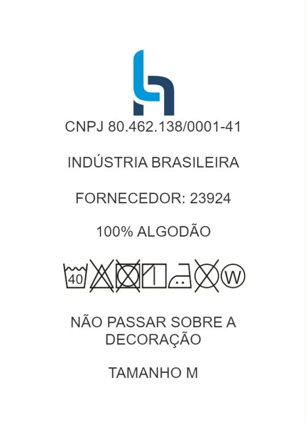 Outlet - Camiseta Branca com Estampa Neon na Frente 6