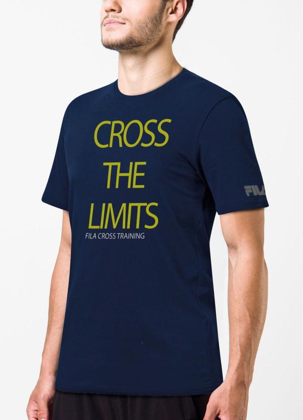 Fila - Camiseta Fila Cross The Limits Marinho