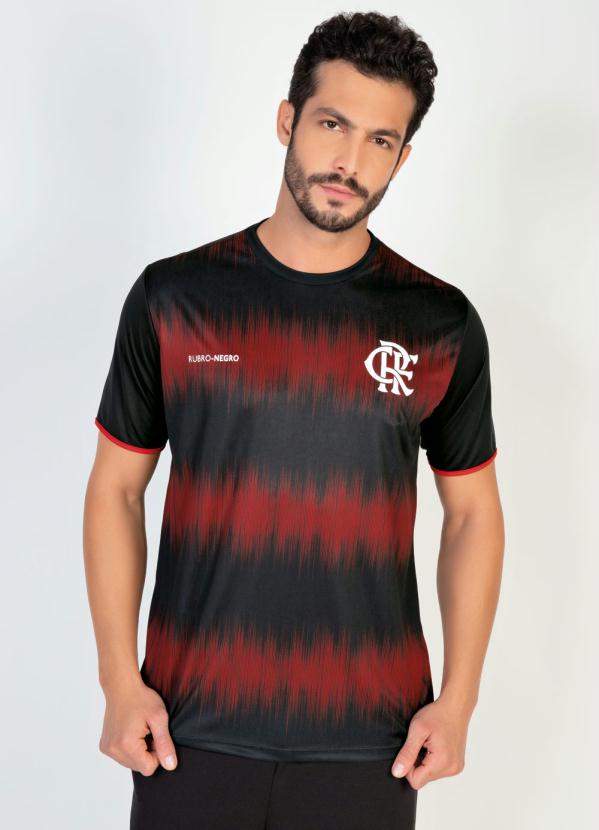 Braziline - Camiseta Flamengo Part Preta