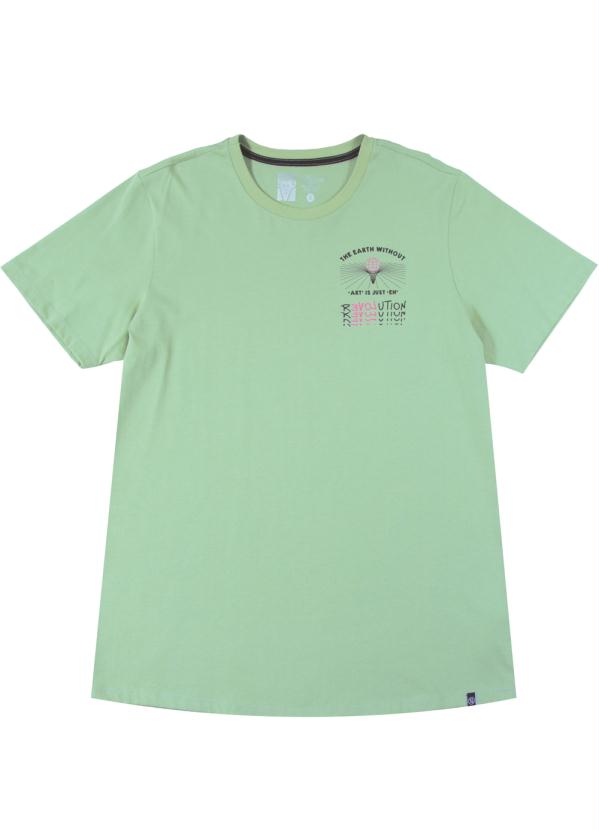 Fido Dido - Camiseta Frente e Costas em Malha Verde 3