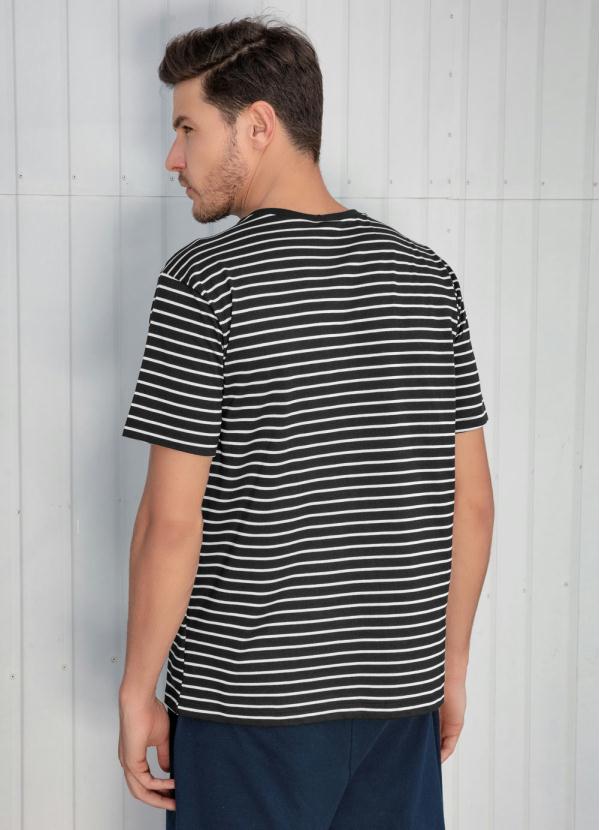 Outlet - Camiseta Listrada Brooklyn New York 2