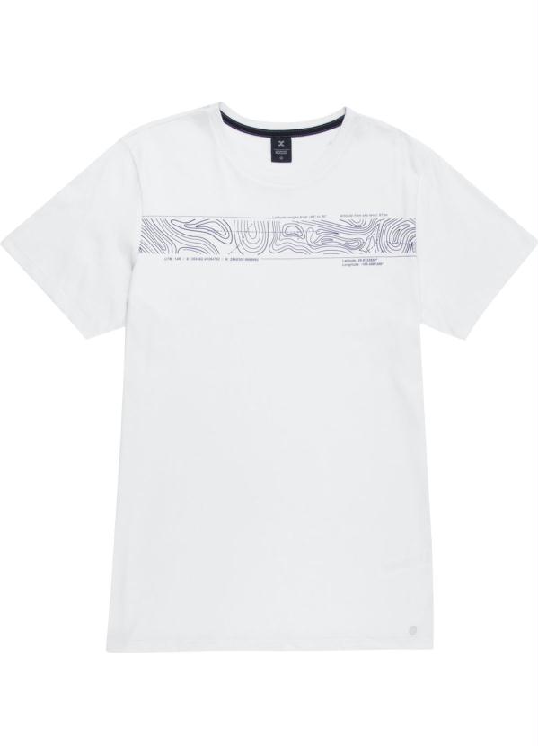 Exco - Camiseta Manga Curta em Meia Malha Branco