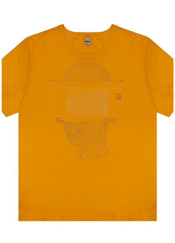 Camiseta Masculina Amarelo Rovitex camiseta-masculina-amarelo-rovitex