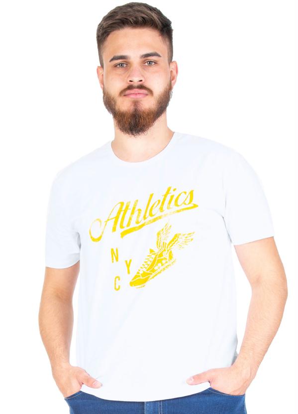 Rovitex - Camiseta Masculina Estampada Select Branco