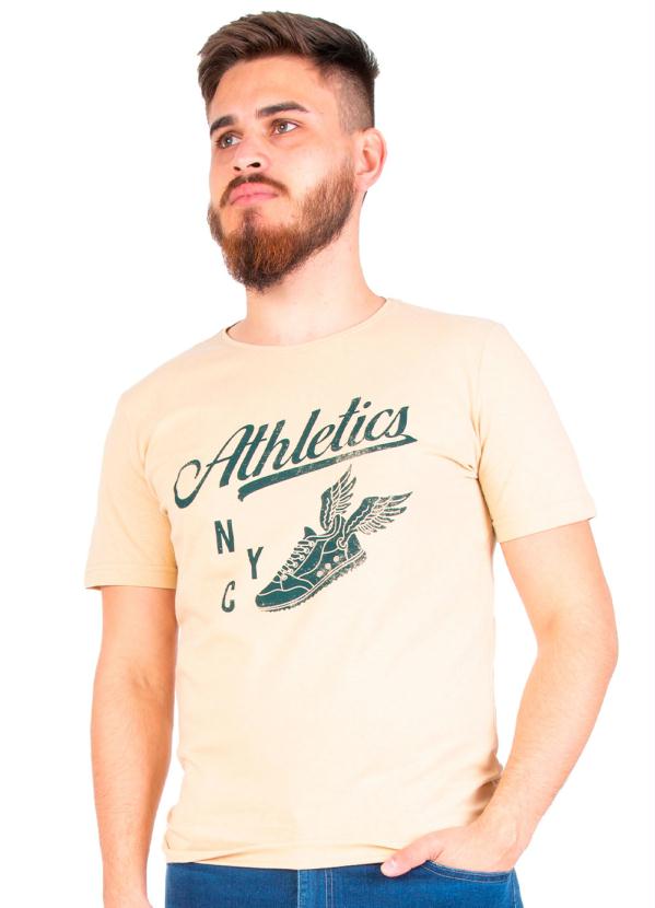 Rovitex - Camiseta Masculina Estampada Select Marrom