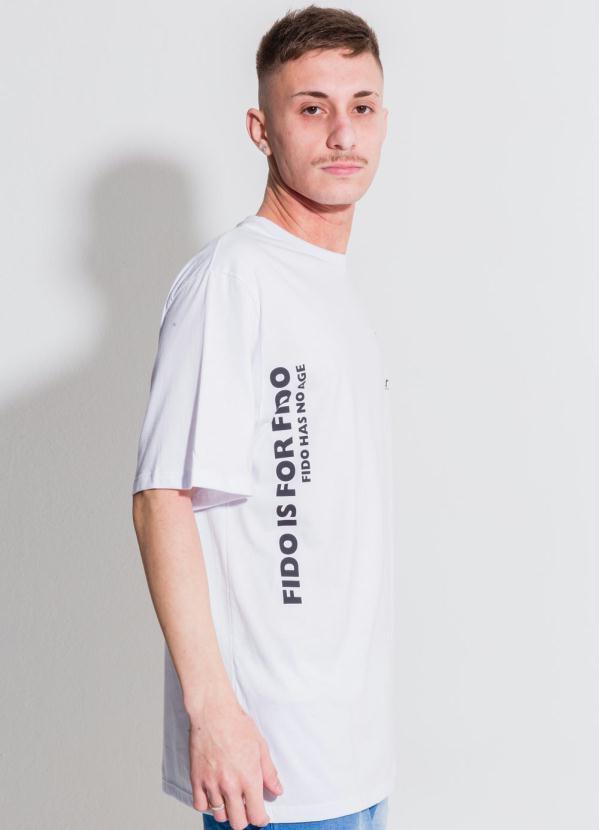 Fido Dido - Camiseta Oversezed Fido 4 Fido Branco
