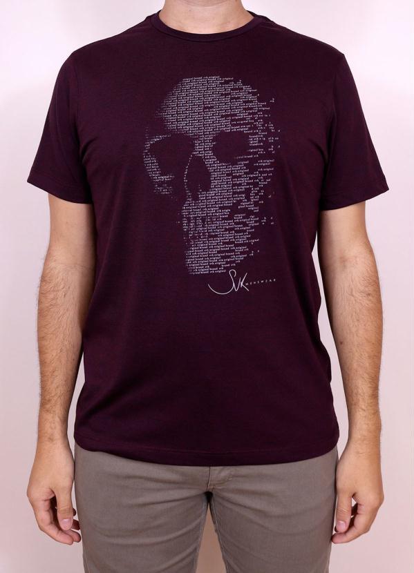 Svk Confort - Camiseta Skull Original Bordo