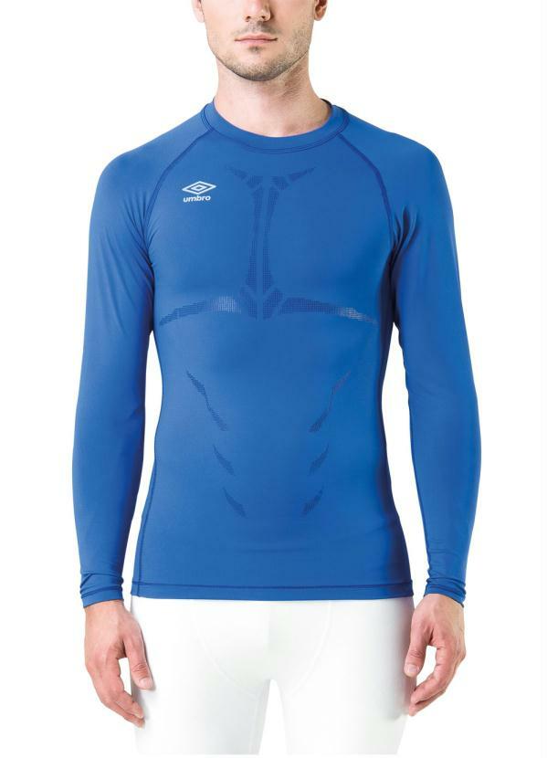 Camiseta Umbro Manga Comprida - Design Com Painéis - Estilo Esportivo Moderno