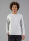 Just Basic - Camiseta Básica Manga Longa Branco - variação: Cinza