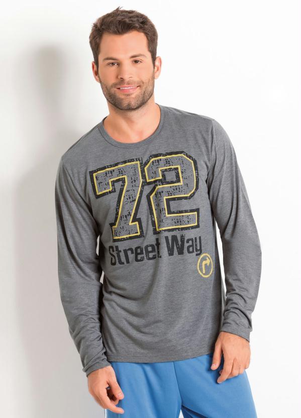 Outlet - Camiseta Grafite com Estampa 72 Street Way 1