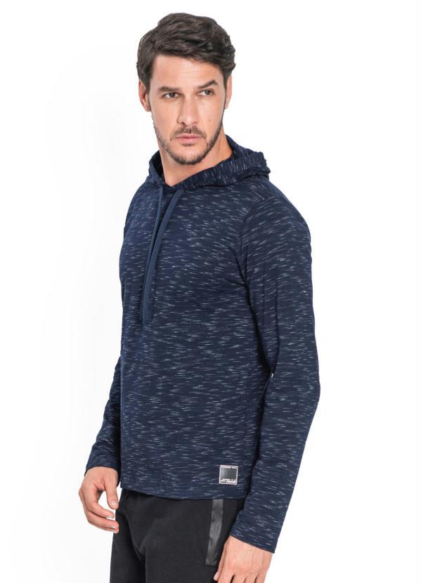 Rovitex - Camiseta Manga Longa Jet Azul