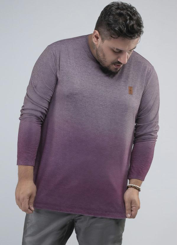 Camiseta Calvin Klein Jeans Infantil Manga Longa Vermelha Logo Peito CK