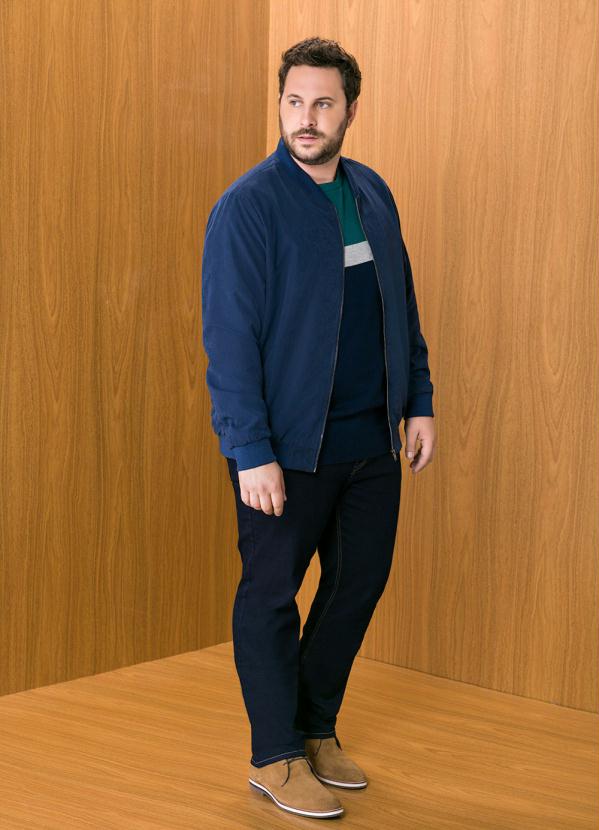 Malwee - Jaqueta Bomber em Nylon Azul 2