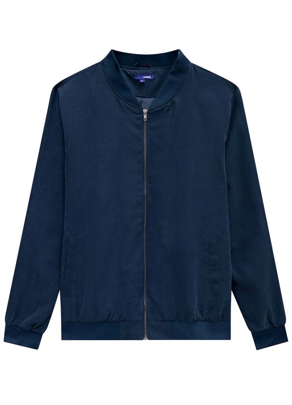 Malwee - Jaqueta Bomber em Nylon Azul 3