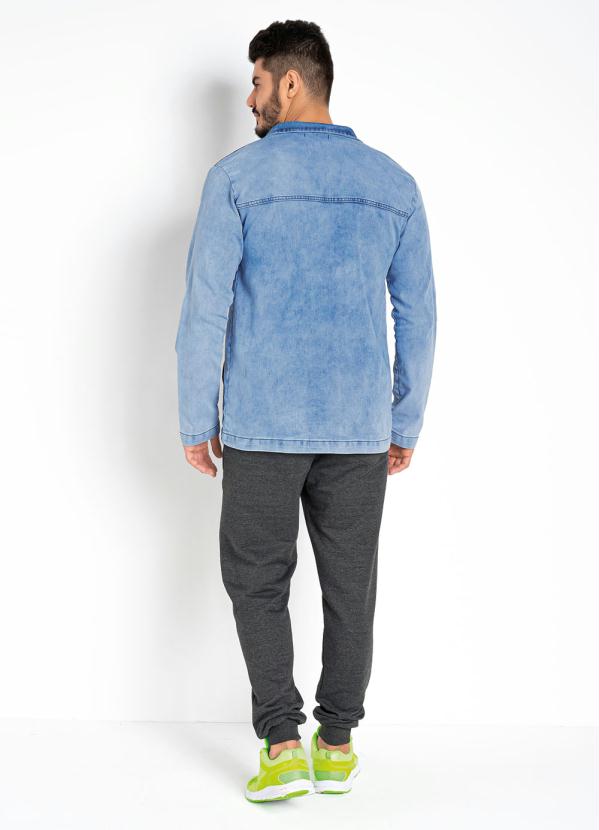 Outlet - Jaqueta Jeans Clara com Bolsos e Zíper 4