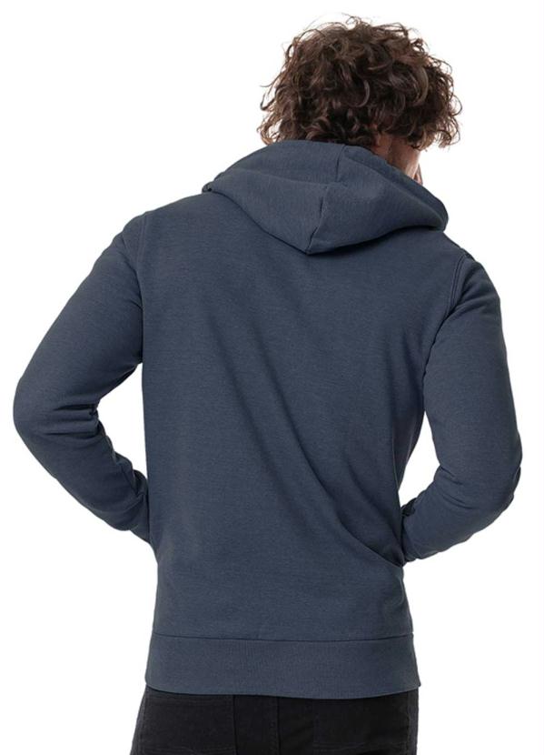 Hangar 33 - Jaqueta Moletom com Zíper Marinho 2