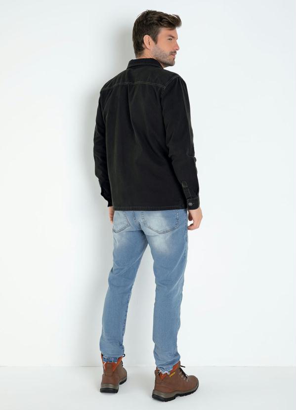 Outlet - Jaqueta Verde Militar com Botões e Bolsos 5