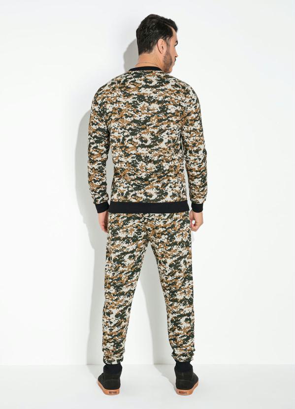 Moda Pop - Casaco Camuflada com Punho 4