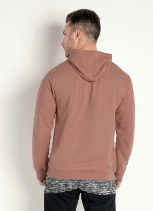 Moda Pop - Casaco Marrom com Touca - MODA POP
