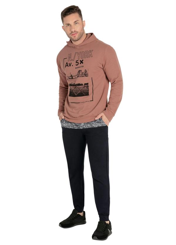 Moda Pop - Casaco Marrom com Touca 4