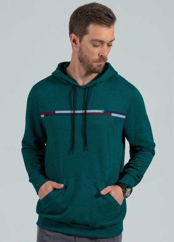 Exco - Casaco Moletom Masculino Adulto Verde