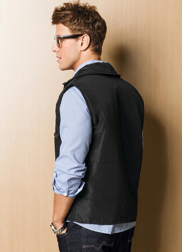 Actual - Colete Masculino Preto 2