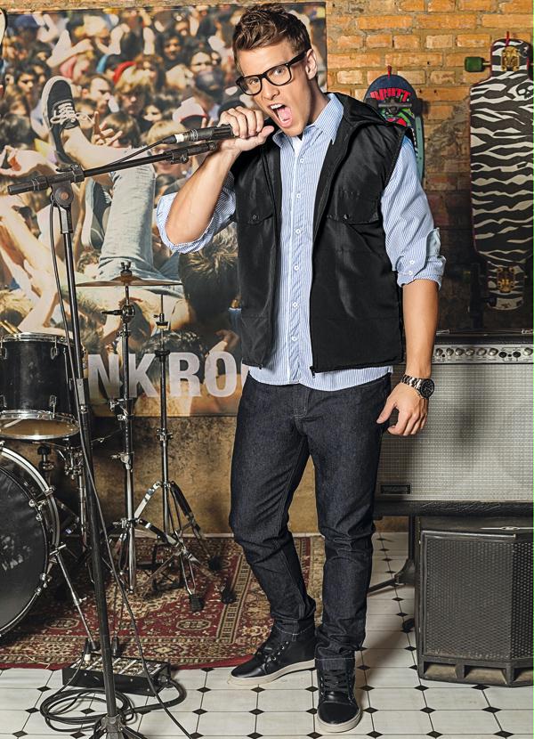 Actual - Colete Masculino Preto 3