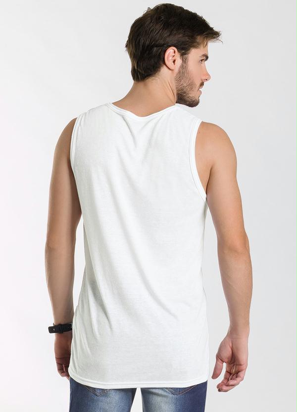 Outlet - Regata Degradê Branco e Azul 2