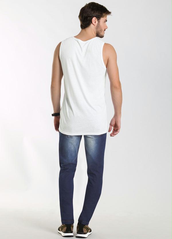 Outlet - Regata Degradê Branco e Azul 4