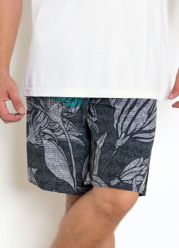 Nicoboco - Bermuda Nicoboco Boardshorts Estampada Folhagem