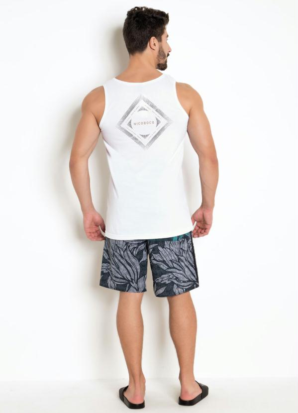Nicoboco - Bermuda Nicoboco Boardshorts Estampada Folhagem 4