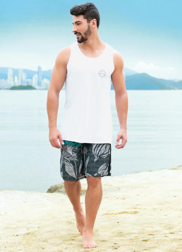 Nicoboco - Bermuda Nicoboco Boardshorts Estampada Folhagem 5