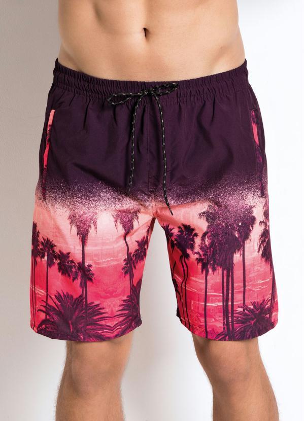 Nicoboco - Short Volley Nicoboco com Bolsos Estampado 5