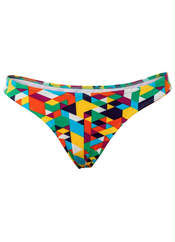 Outlet - Biquini Calcinha Estampado Amarelo 5