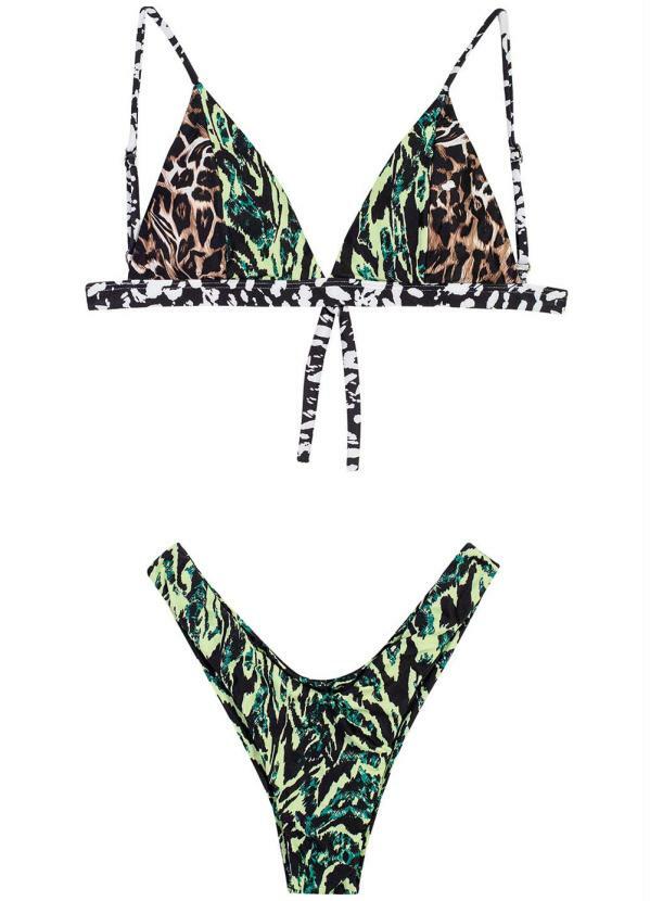 Enfim - Biquíni Animal Print Tradicional Animal Uv Beach