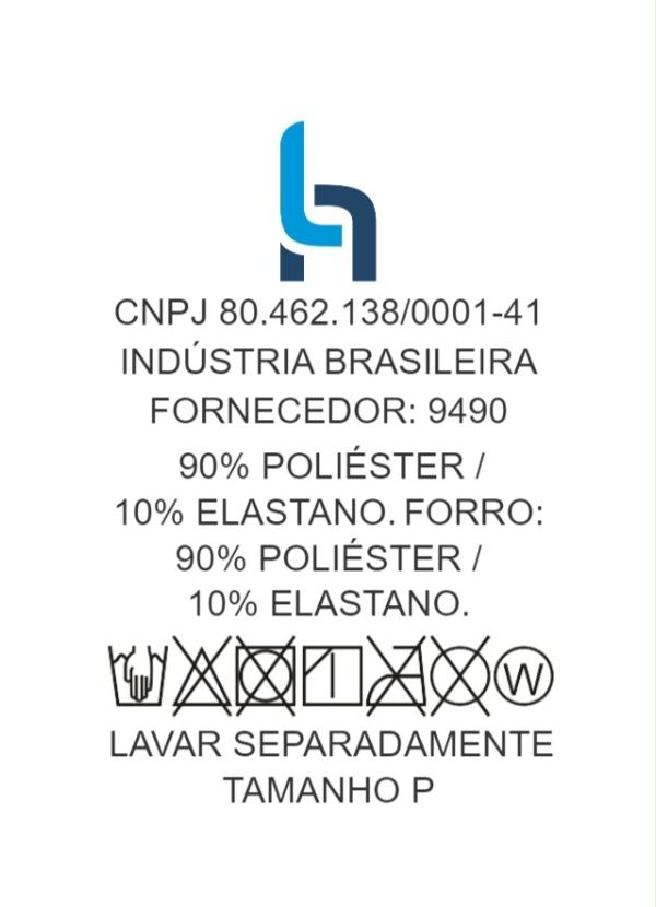 Outlet - Calcinha Biquíni Estampado Azul e Branco 6