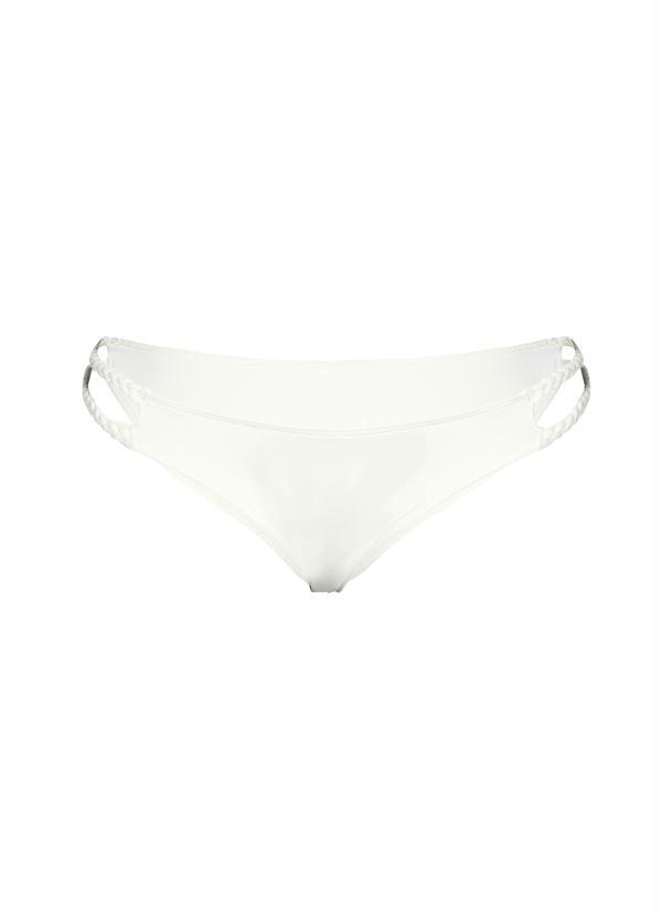 bonprix - Calcinha Biquíni Off White com Tiras Trançadas 7